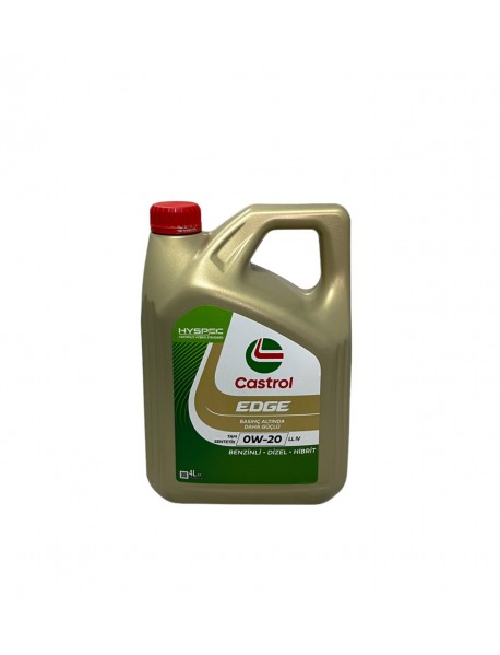 CASTROL 0W20  EDGE 4 LİTRE